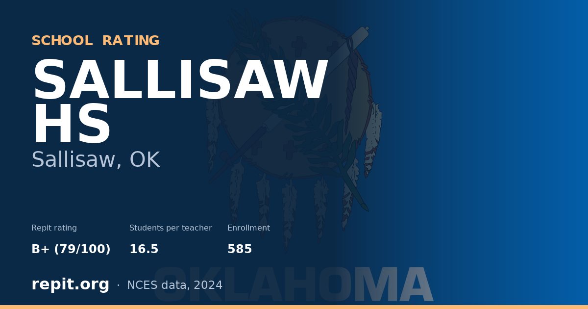 SALLISAW HS, Sallisaw, OK — Repit school rating B+ (79/100)