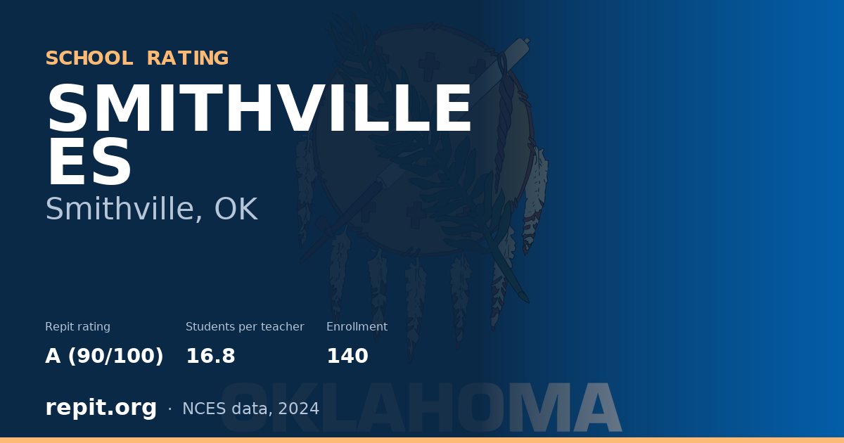SMITHVILLE ES, Smithville, OK — Repit school rating A (90/100)