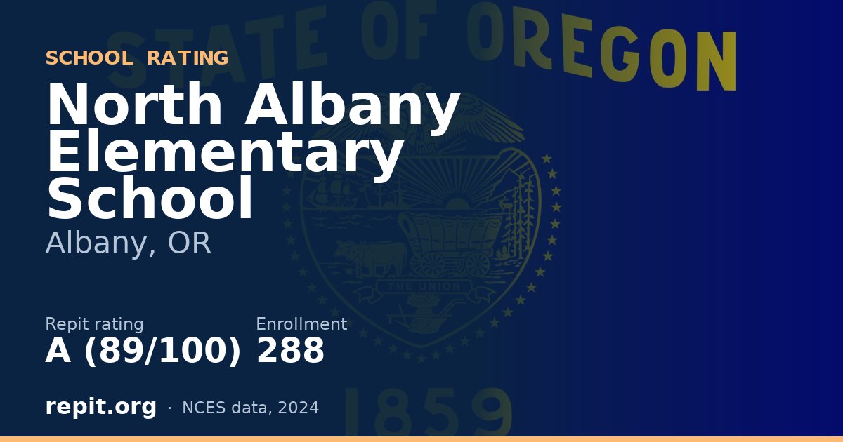 North Albany Elementary School, Albany, OR — Repit school rating A (89/100)