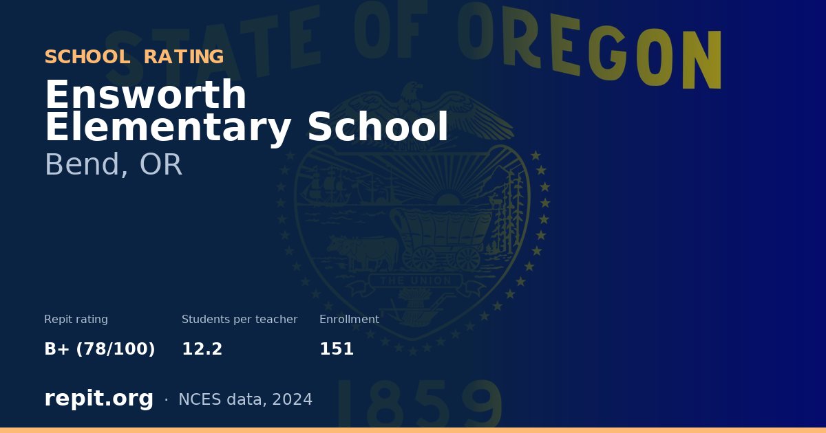 Ensworth Elementary School, Bend, OR — Repit school rating B+ (78/100)