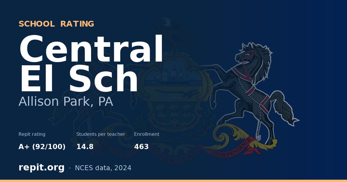 Central El Sch, Allison Park, PA — Repit school rating A+ (92/100)