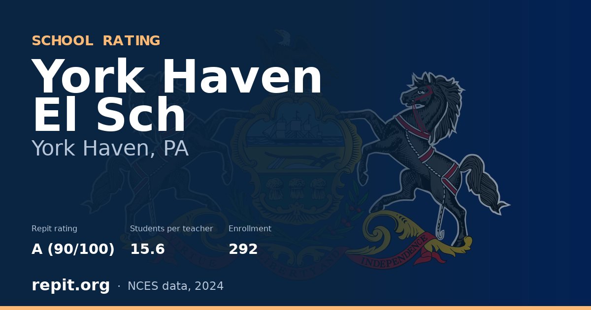 York Haven El Sch, York Haven, PA — Repit school rating A (90/100)