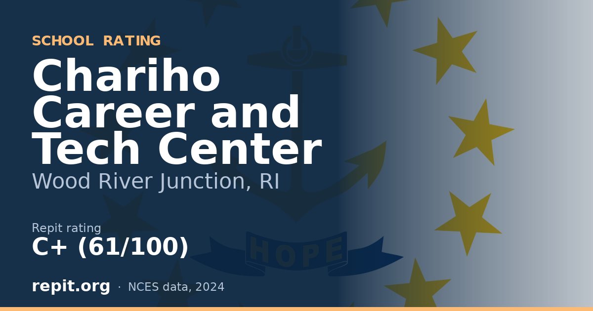 Chariho Career and Tech Center, Wood River Junction, RI — Repit school rating C+ (61/100)