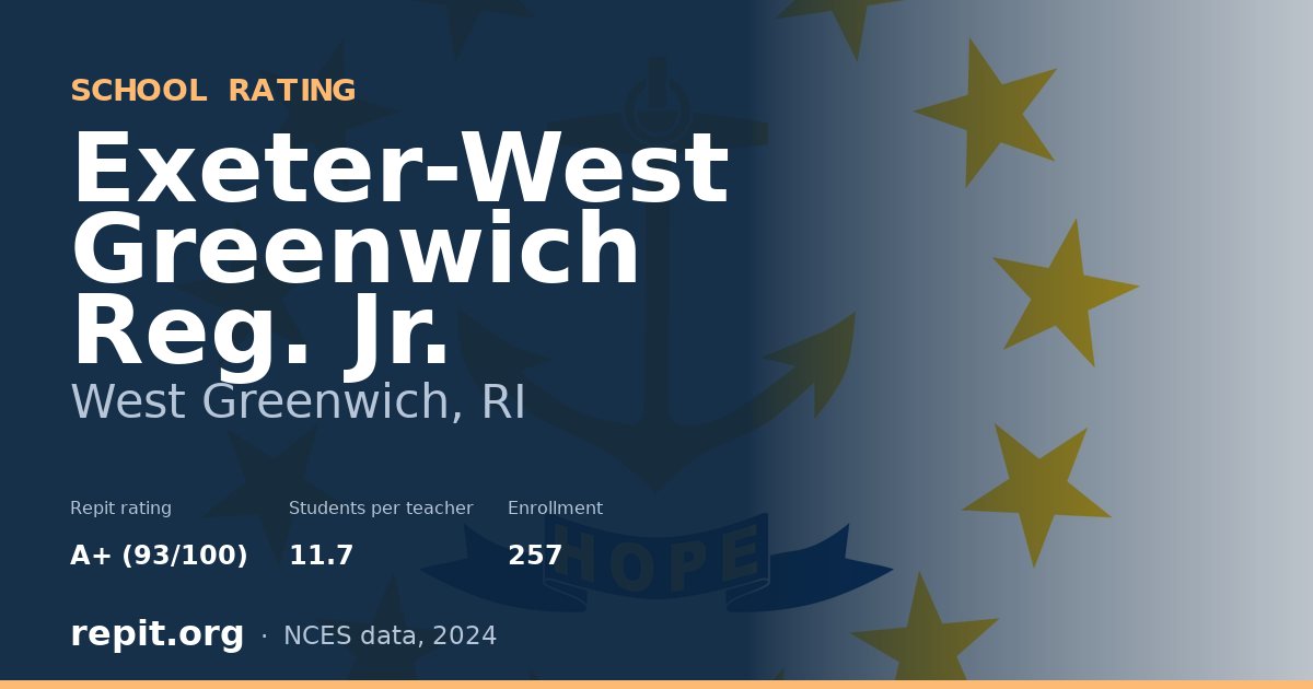 Exeter-West Greenwich Reg. Jr., West Greenwich, RI — Repit school rating A+ (93/100)
