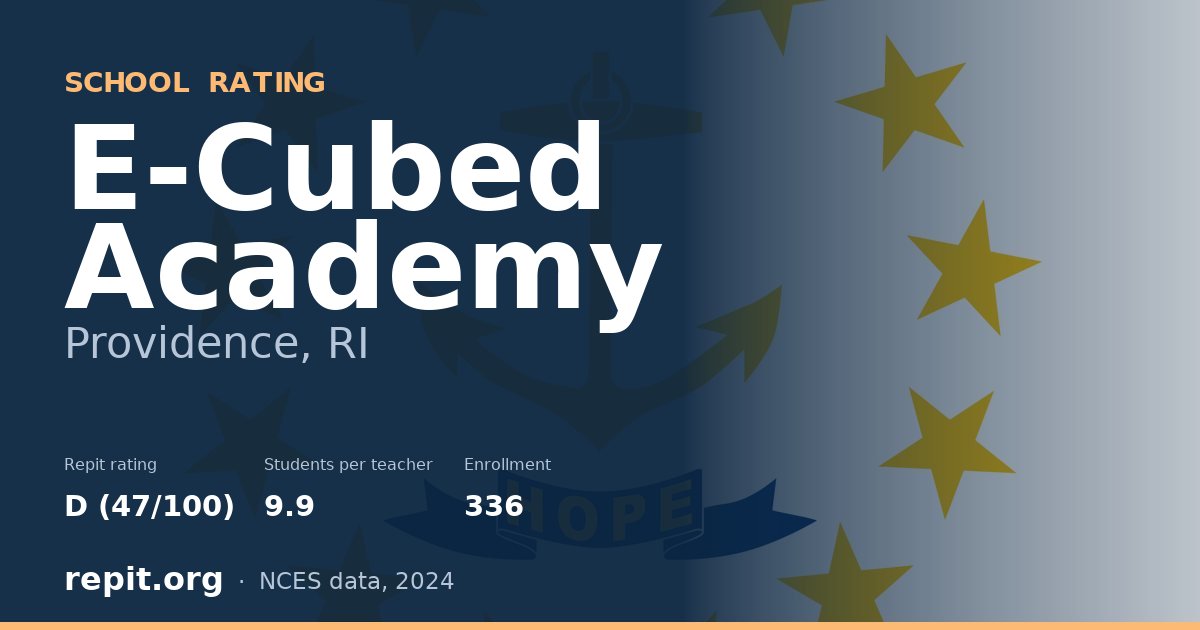 E-Cubed Academy, Providence, RI — Repit school rating D (47/100)
