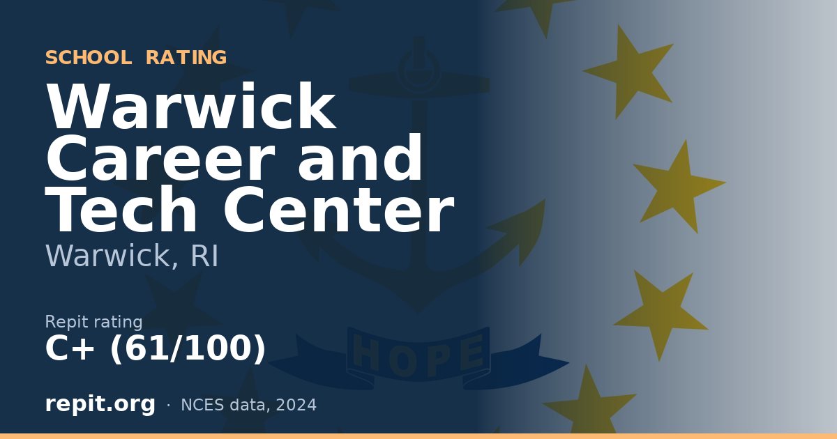 Warwick Career and Tech Center, Warwick, RI — Repit school rating C+ (61/100)