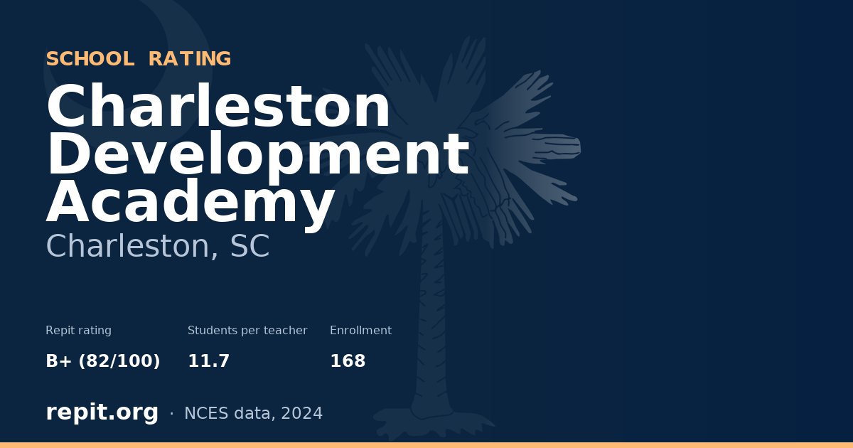 Charleston Development Academy, Charleston, SC — Repit school rating B+ (82/100)