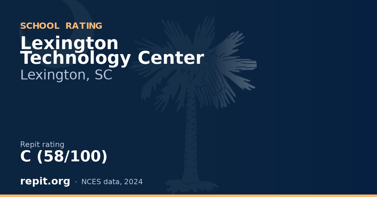 Lexington Technology Center, Lexington, SC — Repit school rating C (58/100)