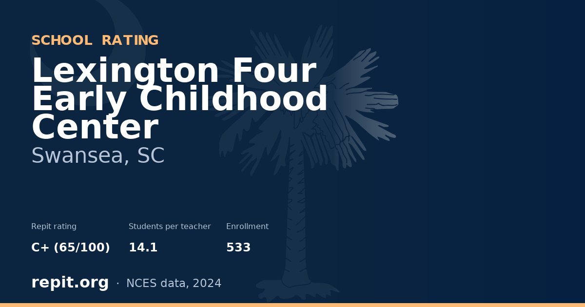 Lexington Four Early Childhood Center, Swansea, SC — Repit school rating C+ (65/100)