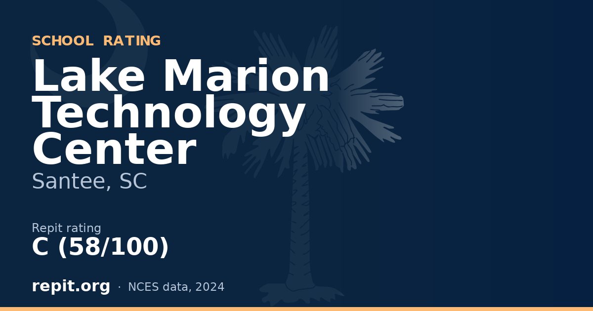 Lake Marion Technology Center, Santee, SC — Repit school rating C (58/100)