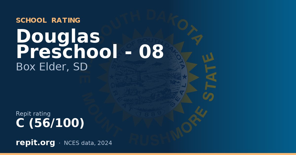 Douglas Preschool - 08, Box Elder, SD — Repit school rating C (56/100)