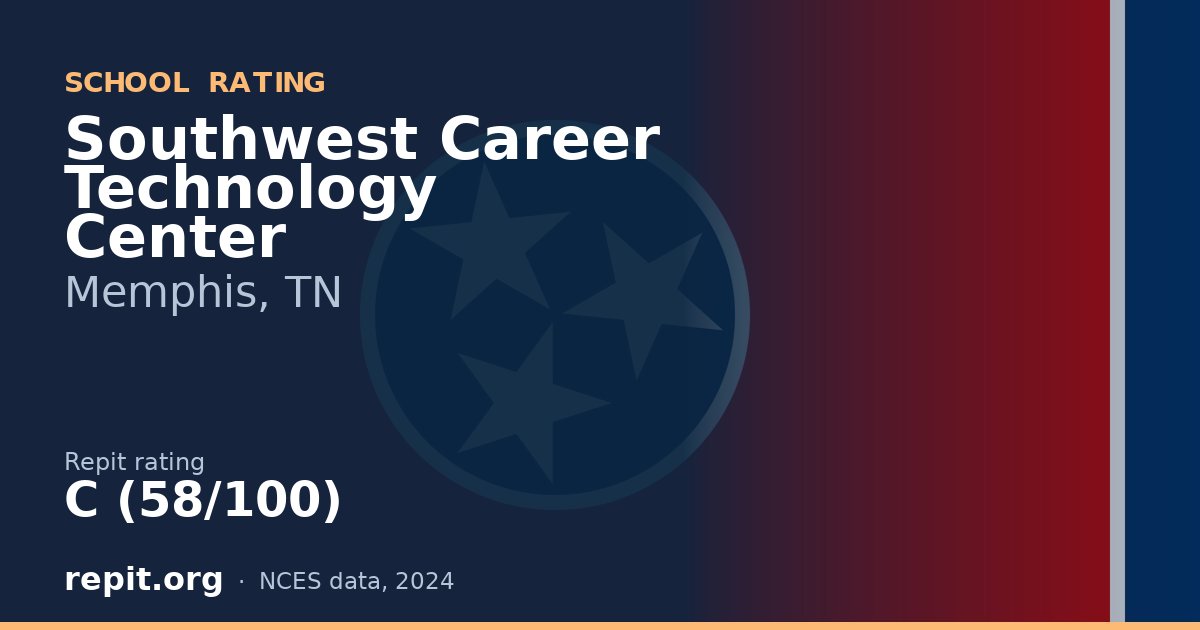 Southwest Career Technology Center, Memphis, TN — Repit school rating C (58/100)