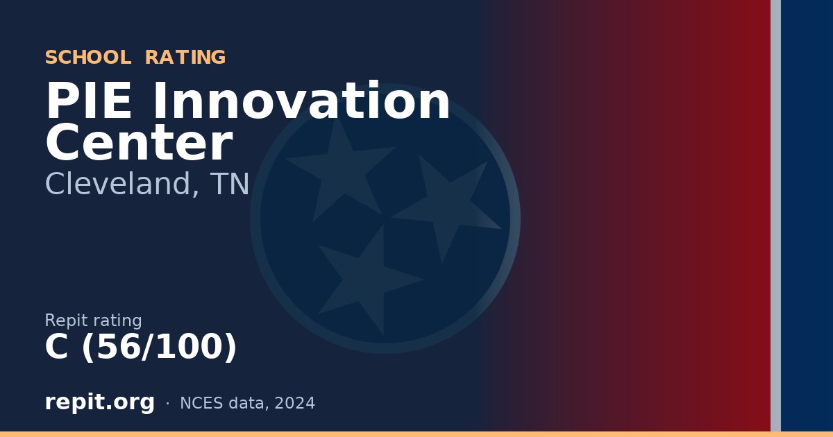 PIE Innovation Center, Cleveland, TN — Repit school rating C (56/100)