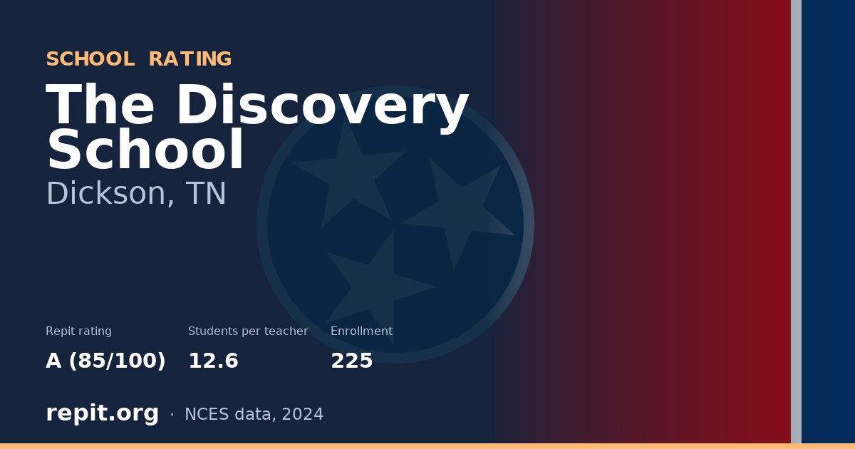 The Discovery School, Dickson, TN — Repit school rating A (85/100)