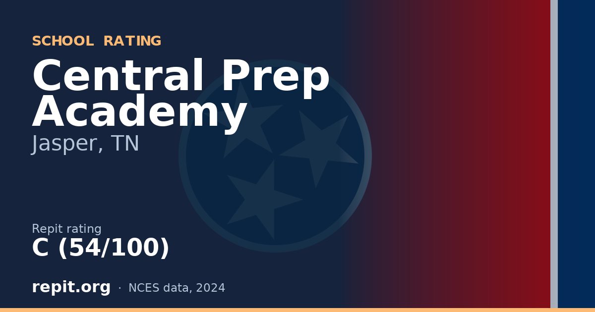 Central Prep Academy, Jasper, TN — Repit school rating C (54/100)