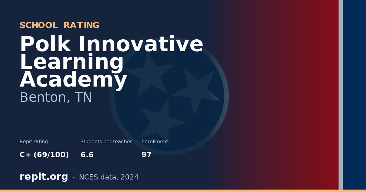 Polk Innovative Learning Academy, Benton, TN — Repit school rating C+ (69/100)