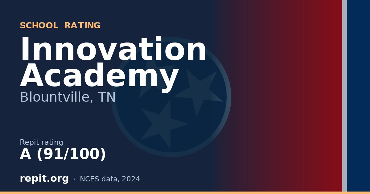 Innovation Academy, Blountville, TN — Repit school rating A (91/100)