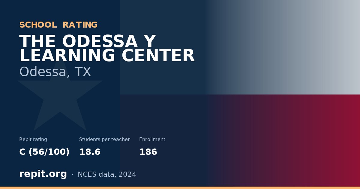 THE ODESSA Y LEARNING CENTER, Odessa, TX — Repit school rating C (56/100)