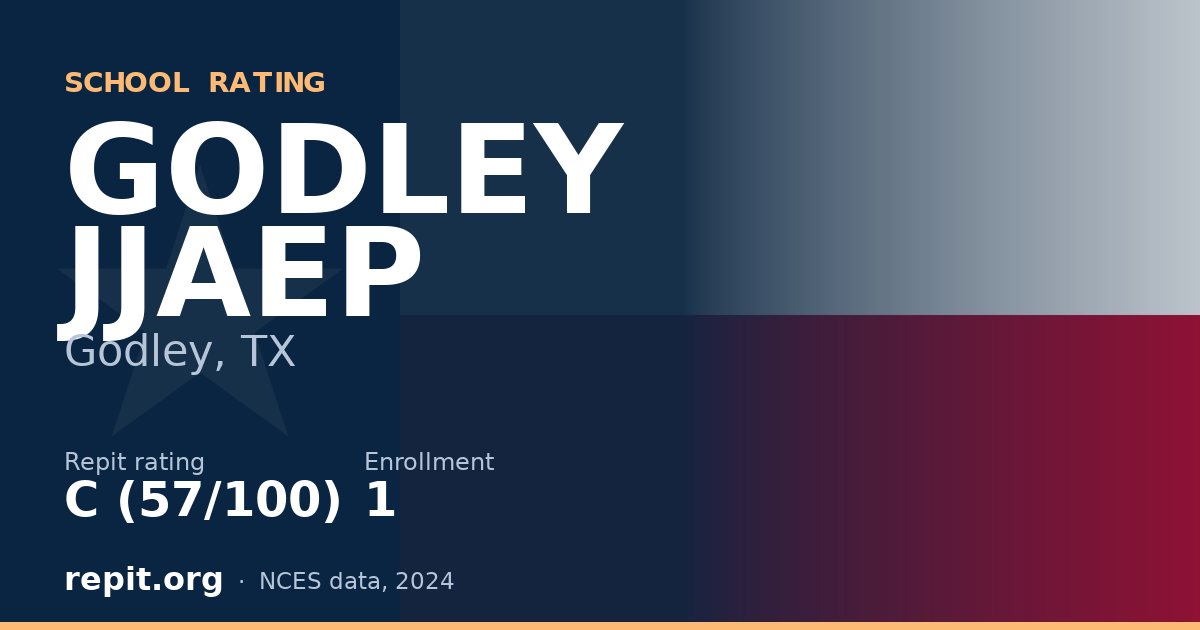 GODLEY JJAEP, Godley, TX — Repit school rating C (57/100)
