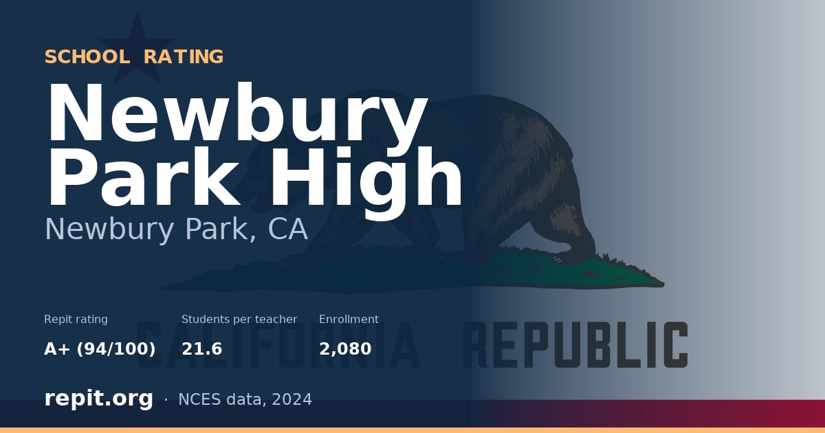 Newbury Park High, Newbury Park, CA — Repit school rating A+ (94/100)