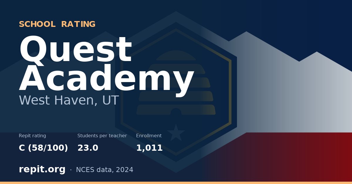 Quest Academy, West Haven, UT — Repit school rating C (58/100)