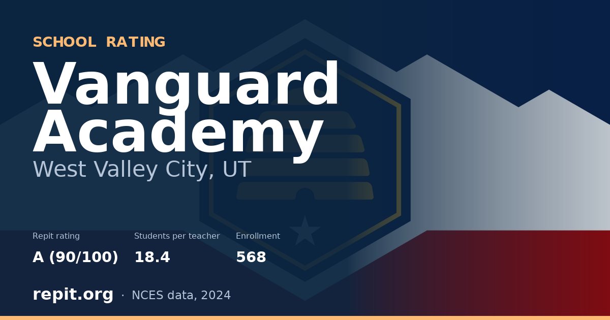 Vanguard Academy, West Valley City, UT — Repit school rating A (90/100)