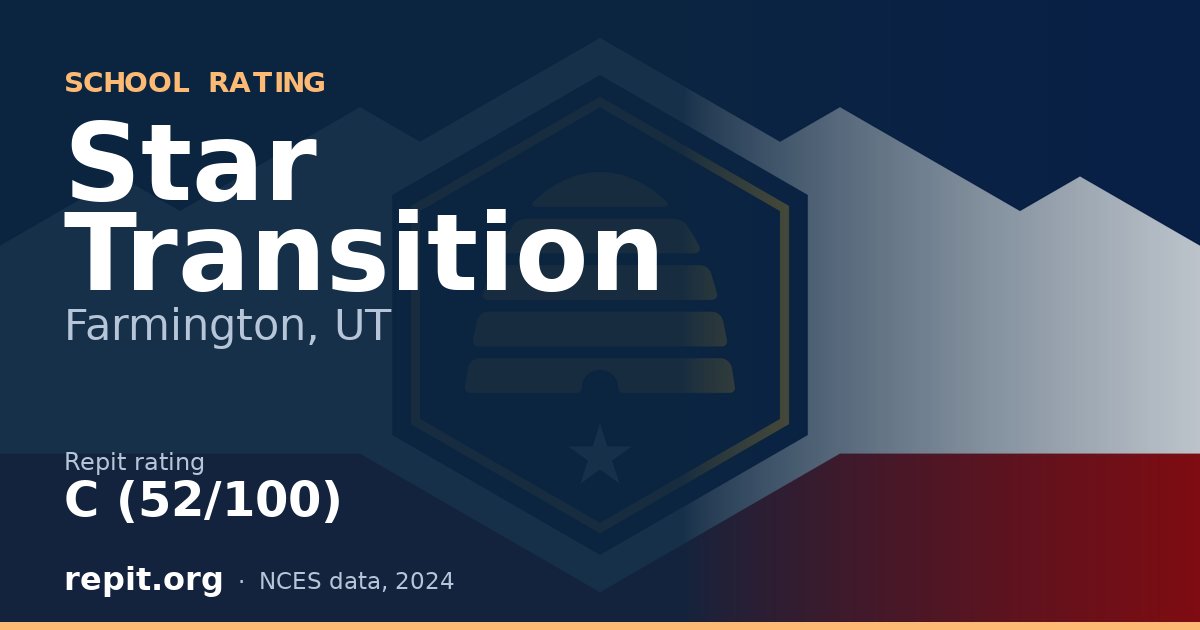 Star Transition, Farmington, UT — Repit school rating C (52/100)