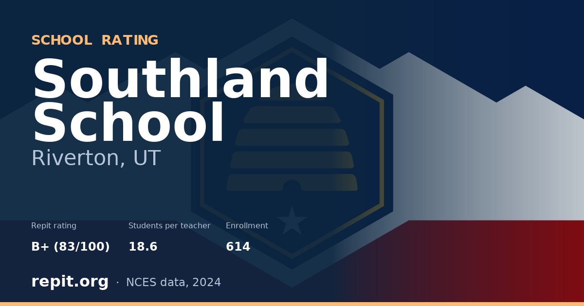 Southland School, Riverton, UT — Repit school rating B+ (83/100)