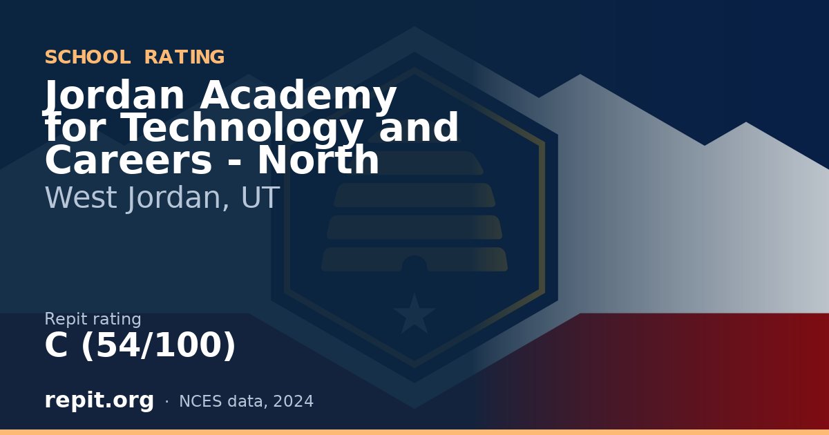 Jordan Academy for Technology and Careers - North, West Jordan, UT — Repit school rating C (54/100)