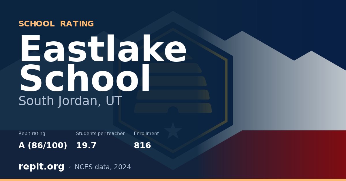 Eastlake School, South Jordan, UT — Repit school rating A (86/100)