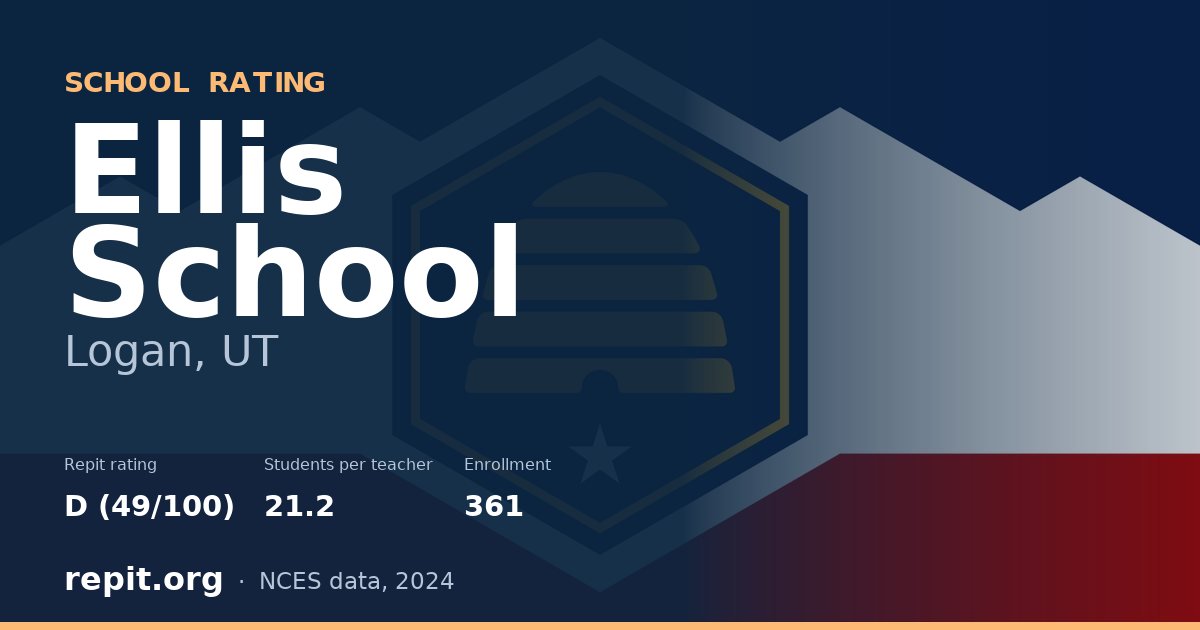 Ellis School, Logan, UT — Repit school rating D (49/100)