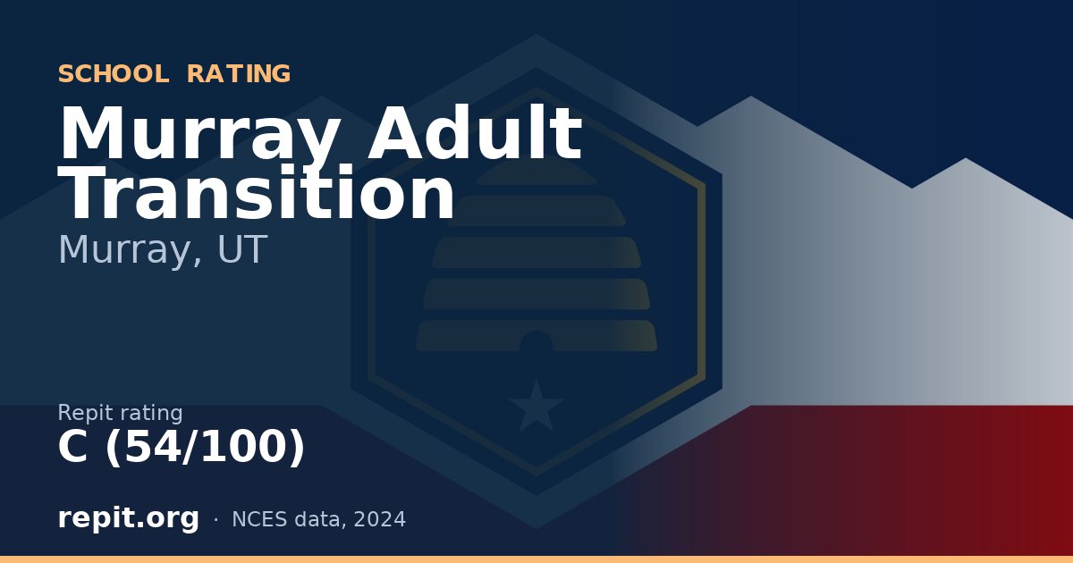 Murray Adult Transition, Murray, UT — Repit school rating C (54/100)