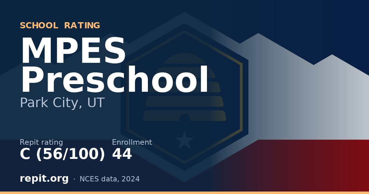 MPES Preschool, Park City, UT — Repit school rating C (56/100)