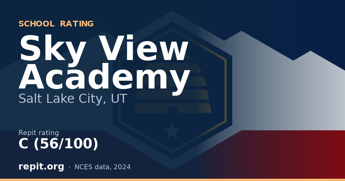 Sky View Academy, Salt Lake City, UT — Repit school rating C (56/100)