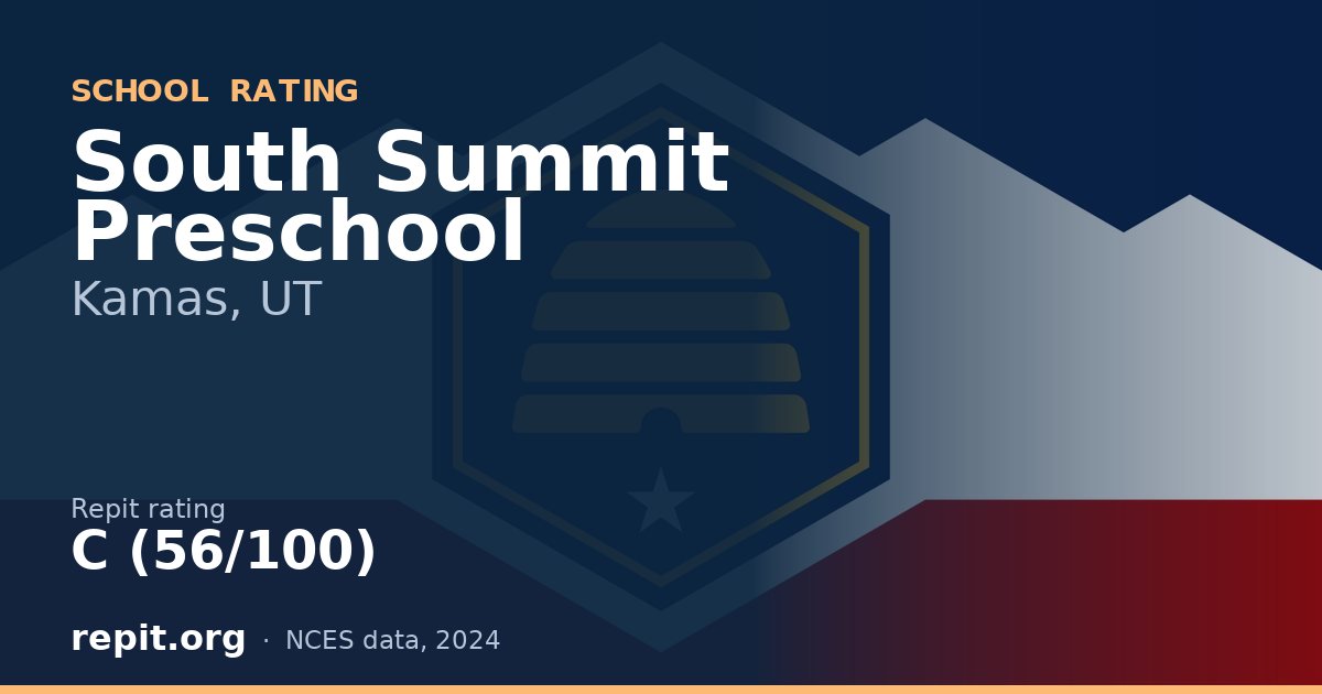 South Summit Preschool, Kamas, UT — Repit school rating C (56/100)