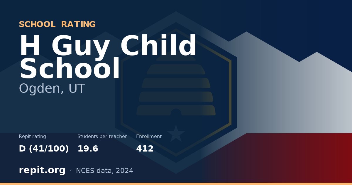 H Guy Child School, Ogden, UT — Repit school rating D (41/100)