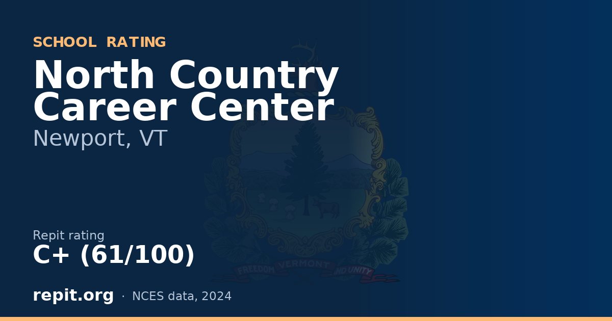 North Country Career Center, Newport, VT — Repit school rating C+ (61/100)