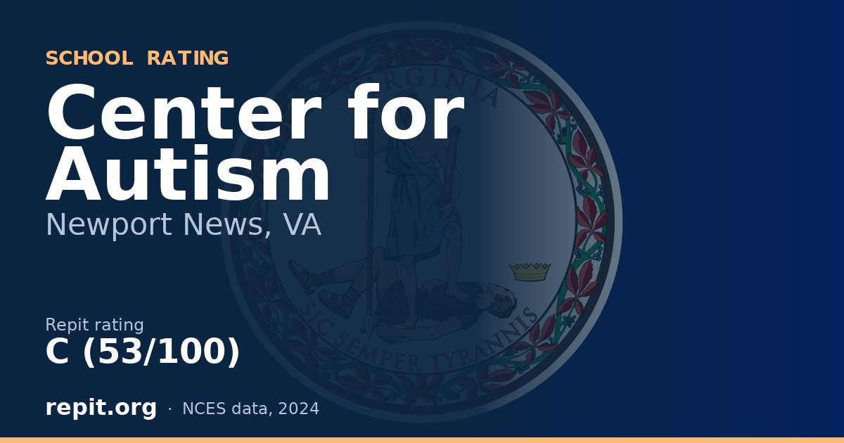 Center for Autism, Newport News, VA — Repit school rating C (53/100)