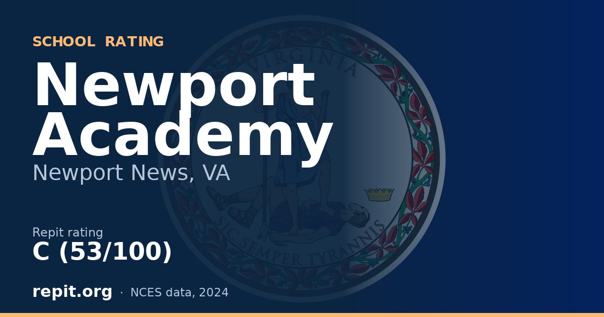 Newport Academy, Newport News, VA — Repit school rating C (53/100)