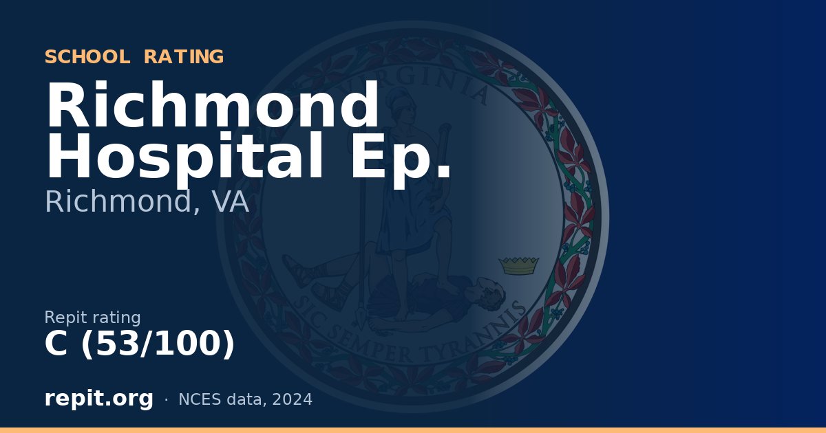 Richmond Hospital Ep., Richmond, VA — Repit school rating C (53/100)