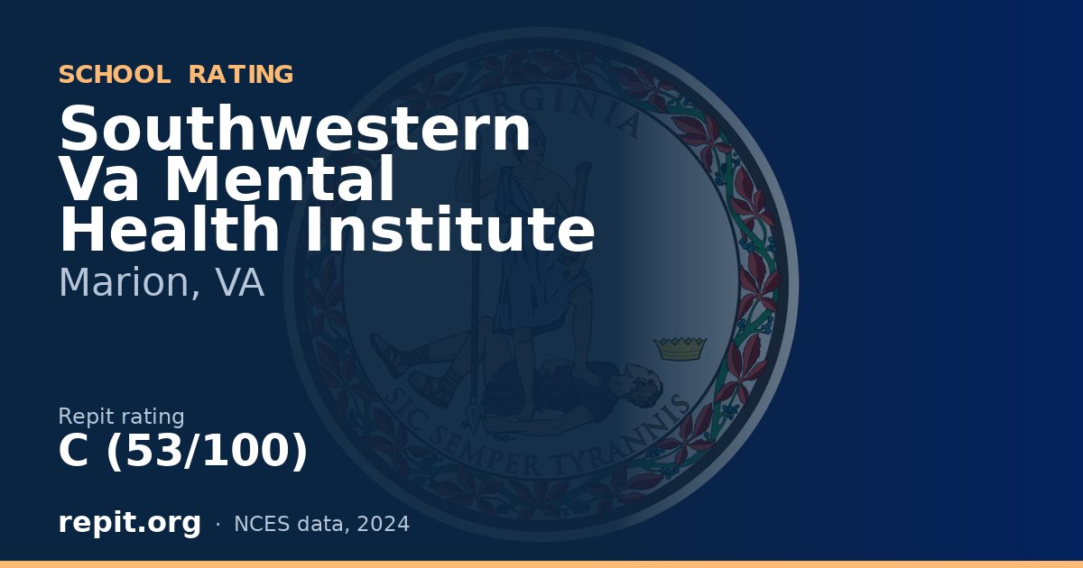 Southwestern Va Mental Health Institute, Marion, VA — Repit school rating C (53/100)