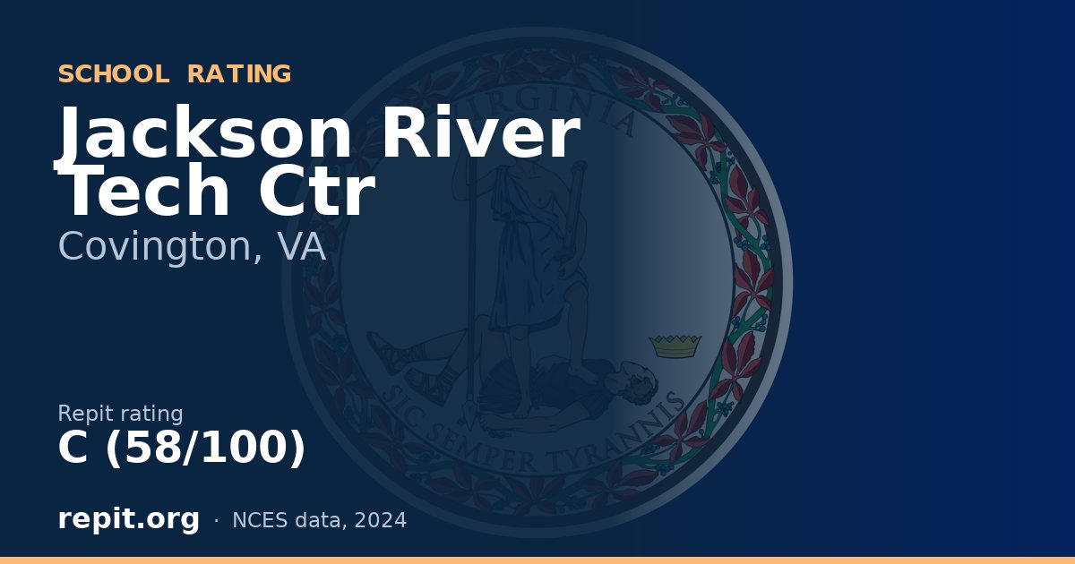 Jackson River Tech Ctr, Covington, VA — Repit school rating C (58/100)