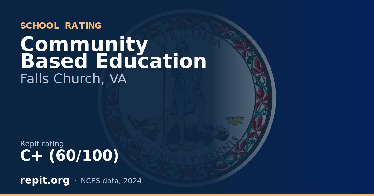 Community Based Education, Falls Church, VA — Repit school rating C+ (60/100)