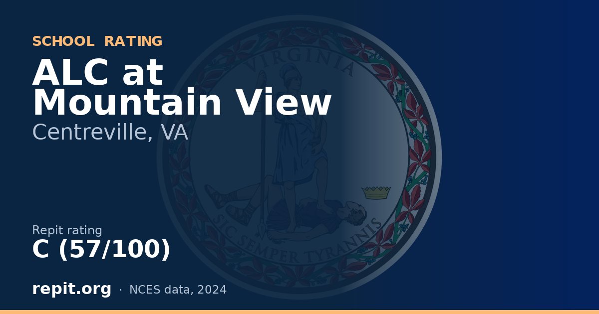 ALC at Mountain View, Centreville, VA — Repit school rating C (57/100)
