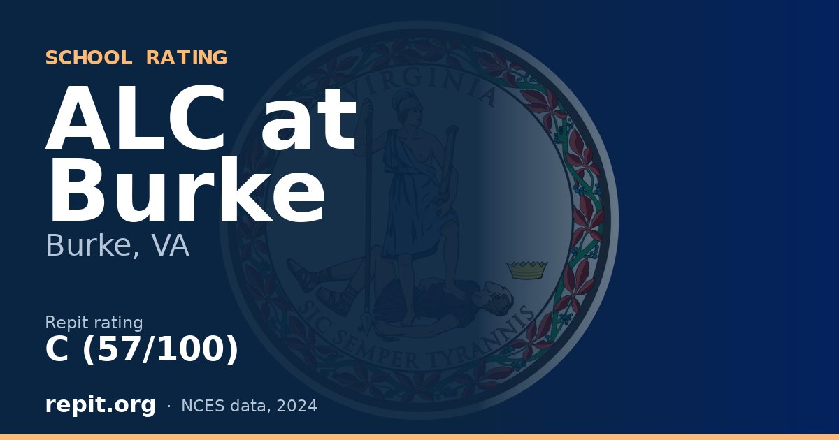 ALC at Burke, Burke, VA — Repit school rating C (57/100)
