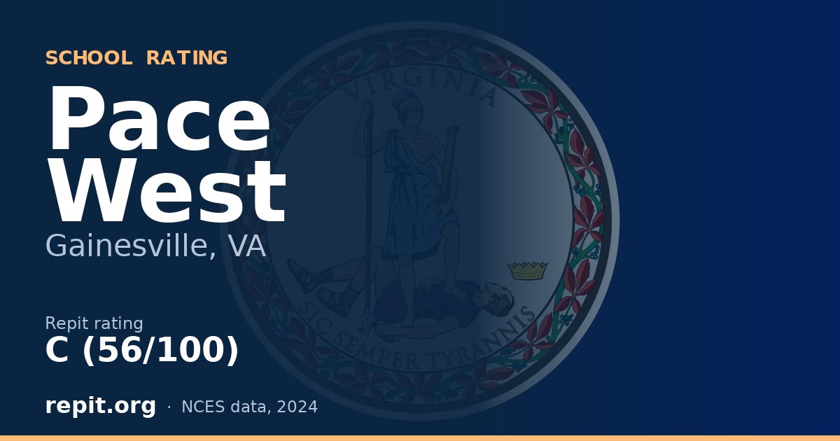 Pace West, Gainesville, VA — Repit school rating C (56/100)