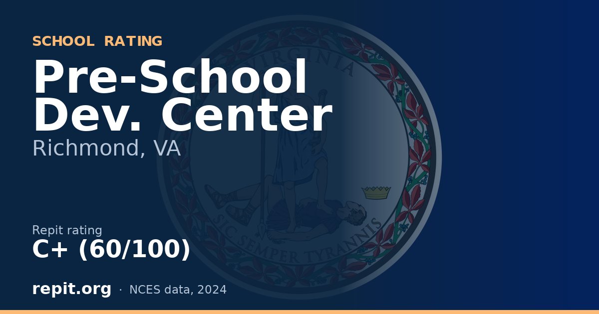 Pre-School Dev. Center, Richmond, VA — Repit school rating C+ (60/100)