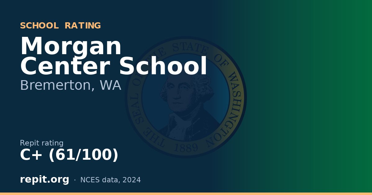 Morgan Center School, Bremerton, WA — Repit school rating C+ (61/100)