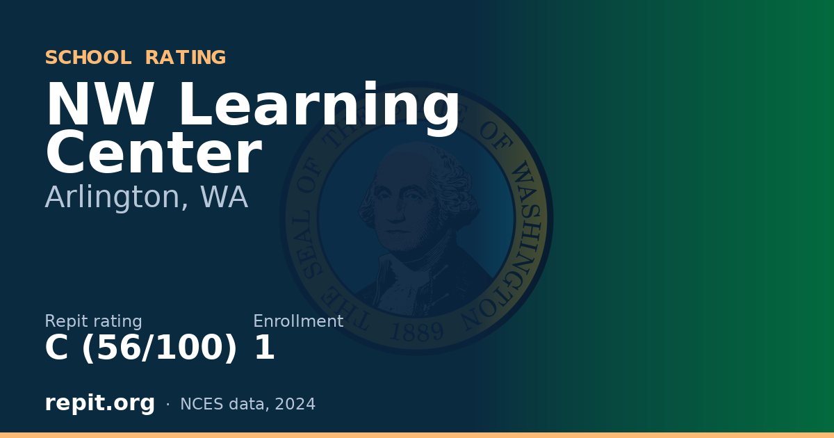 NW Learning Center, Arlington, WA — Repit school rating C (56/100)
