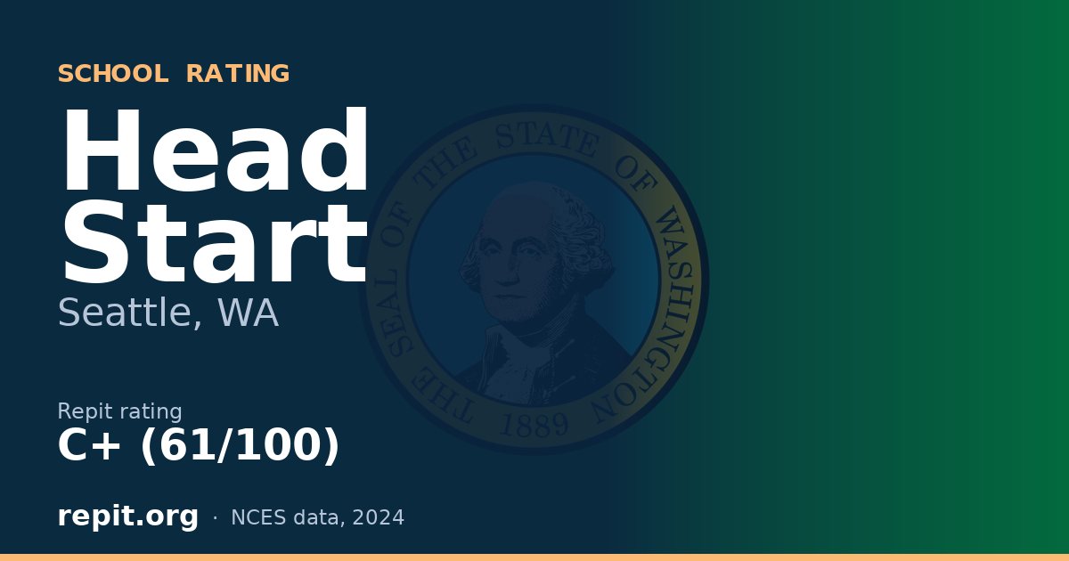 Head Start, Seattle, WA — Repit school rating C+ (61/100)